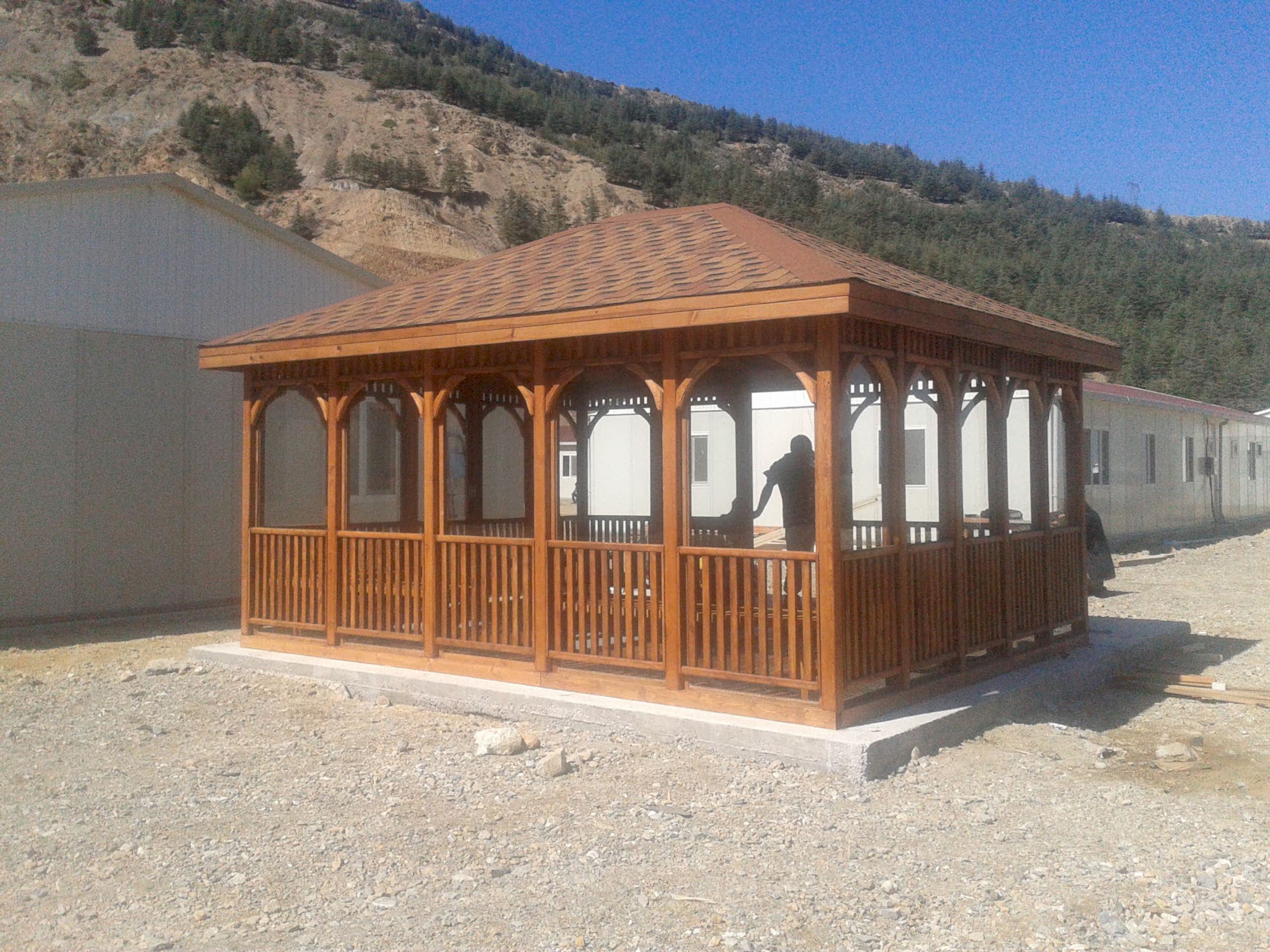 AHŞAP KAMELYA LOCA, CABANA, PAVİLİON, GAZEBO, VERANDA, KIŞ BAHÇESİ, ÇARDAK, PERGOLA, AHŞAP OTEL, BUNGALOV, TINYHOUSE